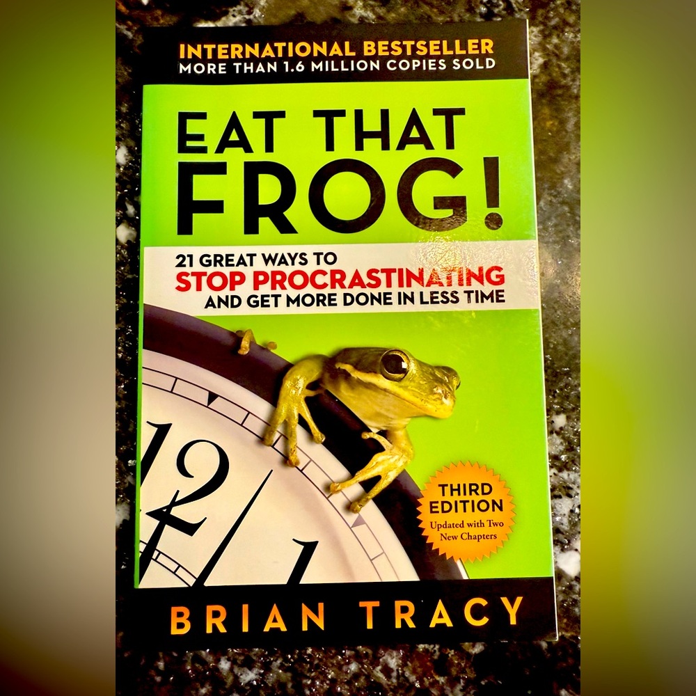 📗🔥4 for $30🔥💛Eat That Frog by Brian Tracy💛📗